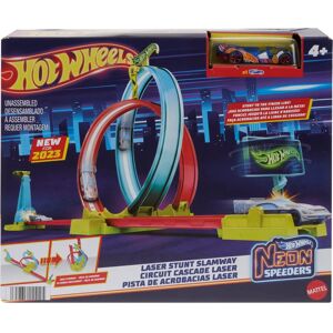 Hot Wheels Neon Speeders Leikkiauto ja rata - Tempaussetti Hot Wheels Neon Speeders Leikkiauto ja rata - Tempaussetti