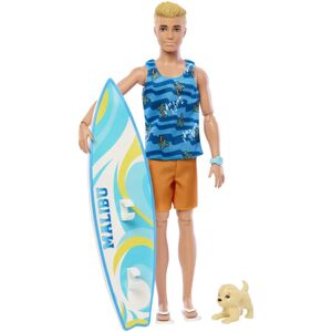 Barbie Barbie Ken Planche de Surf Poupée HPT50 - Poupée Barbie Barbie Ken Planche de Surf Poupée HPT50 - Poupée