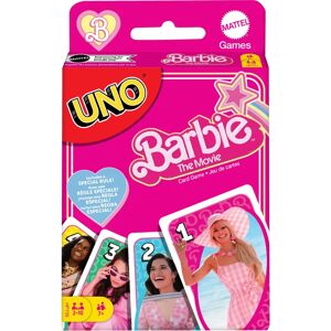 Mattel Barbie The Movie UNO Card Game - Pink, 7+ Mattel Barbie The Movie UNO Card Game - Pink, 7+