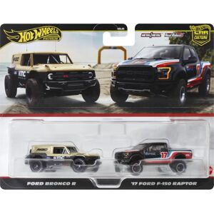 Hot Wheels HRR77 Ford Bronco & F-150 Raptor - Voiture Jouet - Publicité Hot Wheels HRR77 Ford Bronco & F-150 Raptor - Voiture Jouet - Publicité