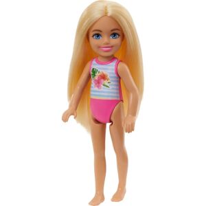 Mattel Barbie - Poupée de plage Chelsea - Maillot à fleurs - Publicité Mattel Barbie - Poupée de plage Chelsea - Maillot à fleurs - Publicité