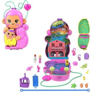 Polly Pocket Mamma Monkey & Baby - Playset Polly Pocket Mamma Monkey & Baby - Playset