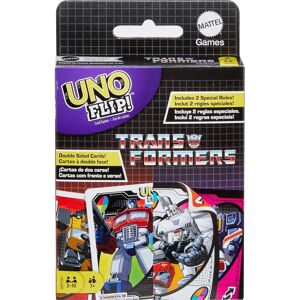 Mattel UNO Flip! Transformers Card Game - 112 Cards - Ages 7+ Mattel UNO Flip! Transformers Card Game - 112 Cards - Ages 7+