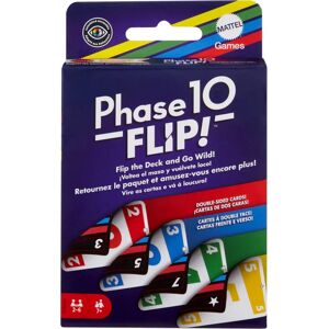 Mattel Phase 10 Flip! Card Game - 112 Cards - 2-6 Players - Family Fun Mattel Phase 10 Flip! Card Game - 112 Cards - 2-6 Players - Family Fun
