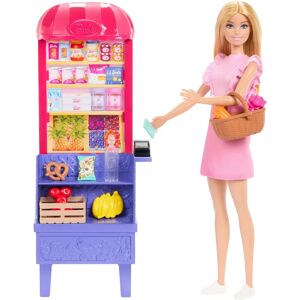 Barbie JCT05 Doll - Food Market Playset - Doll Barbie JCT05 Doll - Food Market Playset - Doll