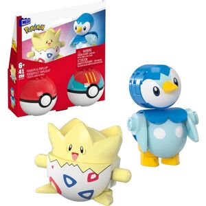 Set de construcción Pokémon Piplup y Togepi de Mattel - 41 piezas - A partir de 6 años Set de construcción Pokémon Piplup y Togepi de Mattel - 41 piezas - A partir de 6 años