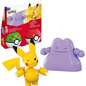 Mattel Pokémon JCT43 Bygglek - Pikachu & Ditto Mattel Pokémon JCT43 Bygglek - Pikachu & Ditto