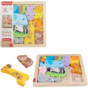 Fisher-Price JFG10 Puzzle - 12 pièces animales - Jouet éducatif - Publicité Fisher-Price JFG10 Puzzle - 12 pièces animales - Jouet éducatif - Publicité