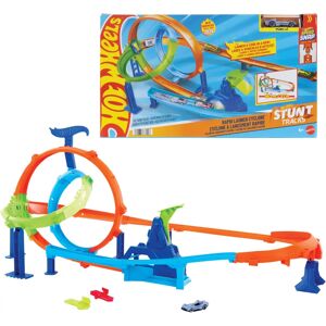 Hot Wheels JHK73 Speelvoertuig en Baan - Stunt en Crash Set Hot Wheels JHK73 Speelvoertuig en Baan - Stunt en Crash Set