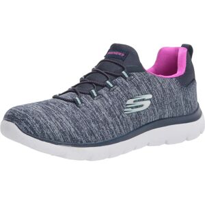 Skechers Summits-Quick Getaway Navy/Hot Pink - Skor Skechers Summits-Quick Getaway Navy/Hot Pink - Skor