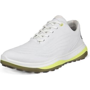 Ecco Mens LT1 M Lace Up Waterproof Golf Shoes White/Yellow - Shoes Ecco Mens LT1 M Lace Up Waterproof Golf Shoes White/Yellow - Shoes