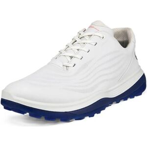 Ecco Mens LT1 M Waterproof Golf Shoes White/Blue - Golf Shoes Ecco Mens LT1 M Waterproof Golf Shoes White/Blue - Golf Shoes
