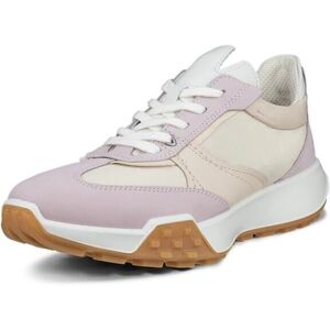 ECCO Retro Sneaker W - Leather Textile Beige - Casual Shoes for Women ECCO Retro Sneaker W - Leather Textile Beige - Casual Shoes for Women