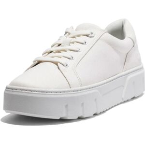 Timberland Laurel Court Low Lace Up Sneaker - Sporty White Canvas Shoes Timberland Laurel Court Low Lace Up Sneaker - Sporty White Canvas Shoes