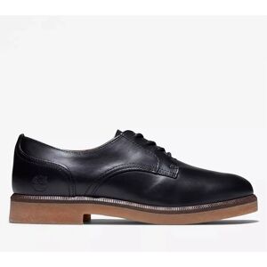 Timberland Zwarte Leren Dameschoenen - Oxford Stijl Timberland Zwarte Leren Dameschoenen - Oxford Stijl