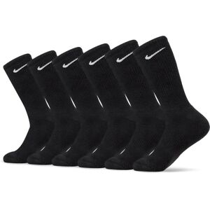Nike 6-Pack Everyday Cushion Crew Socks (SX7667) - black/black Nike 6-Pack Everyday Cushion Crew Socks (SX7667) - black/black