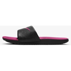 Nike Kawa Slide GS - (819352) noir/rose vif - Publicité Nike Kawa Slide GS - (819352) noir/rose vif - Publicité