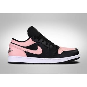 Nike Jordan 1 Low Crimson Tint Toe - Sort - Sko Nike Jordan 1 Low Crimson Tint Toe - Sort - Sko