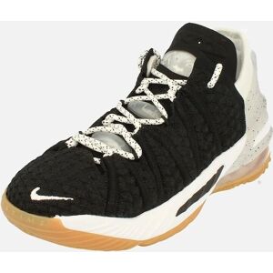 Nike Lebron XVIII GS Basketball Trainers - Black/White/Gum/Med Brown Nike Lebron XVIII GS Basketball Trainers - Black/White/Gum/Med Brown