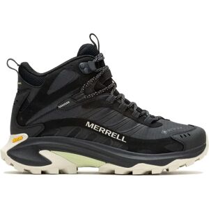 Merrell Women's Moab Speed 2 Mid Gore-Tex Waterproof Hiking Boots - Black Merrell Women's Moab Speed 2 Mid Gore-Tex Waterproof Hiking Boots - Black