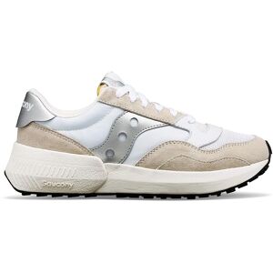 Baskets Saucony Jazz NXT Blanc/Argent - Chaussures de sport - Publicité Baskets Saucony Jazz NXT Blanc/Argent - Chaussures de sport - Publicité