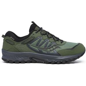 Saucony Men's Forest Black Grid Peak GTX Trainers - Shoe Saucony Men's Forest Black Grid Peak GTX Trainers - Shoe