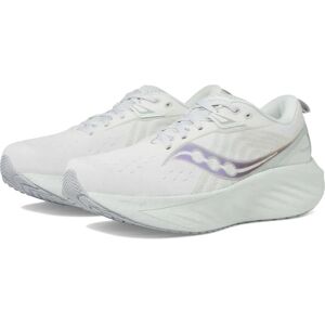 Saucony Womens Triumph White Trainers - Running Shoes Saucony Womens Triumph White Trainers - Running Shoes