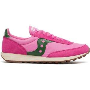 Saucony Trainer 80 Pink Green - Sneakers Saucony Trainer 80 Pink Green - Sneakers