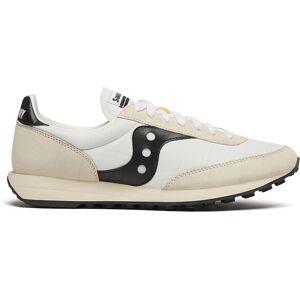 Baskets Saucony Trainer 80 Blanc Noir - Sneakers - Publicité Baskets Saucony Trainer 80 Blanc Noir - Sneakers - Publicité