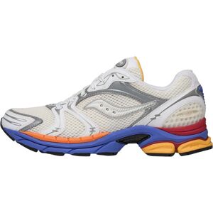 Saucony Witte Mesh Sneakers - Retro Running Schoenen - Vrouw Saucony Witte Mesh Sneakers - Retro Running Schoenen - Vrouw