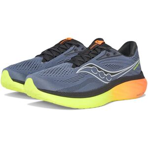 Saucony Ride 18 - Running Shoes - Gray Yellow - Men Saucony Ride 18 - Running Shoes - Gray Yellow - Men