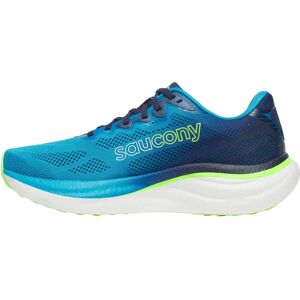 Saucony Ride 19 Leichte Neutrale Laufschuhe - Blau Weiß Saucony Ride 19 Leichte Neutrale Laufschuhe - Blau Weiß