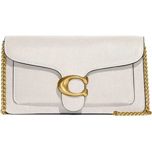 Coach Polished Pebble Tabby Chain Clutch (CE772 B4/HA) white Coach Polished Pebble Tabby Chain Clutch (CE772 B4/HA) white