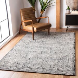 Safavieh Wollteppich Elfenbein/Holzkohle 90x150cm Safavieh Wollteppich Elfenbein/Holzkohle 90x150cm