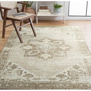 Tapis Safavieh Salbei/Elfenbein - Style traditionnel, Lavable en machine, 150x245cm - Publicité Tapis Safavieh Salbei/Elfenbein - Style traditionnel, Lavable en machine, 150x245cm - Publicité