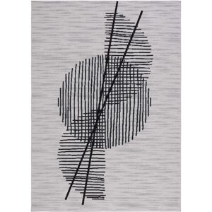 Safavieh Modern Matta - Grå/Svart - 90x150cm Safavieh Modern Matta - Grå/Svart - 90x150cm
