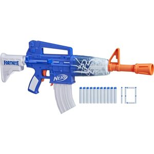 Nerf Fortnite Blue Shock - Pistolet à fléchettes - Publicité Nerf Fortnite Blue Shock - Pistolet à fléchettes - Publicité