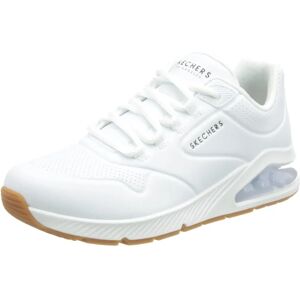 Skechers White Uno 3 Air Around You Sneakers - Casual Sport Skechers White Uno 3 Air Around You Sneakers - Casual Sport