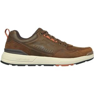 Skechers Brown Leather Relaxed Fit Shoes - Casual Skechers Brown Leather Relaxed Fit Shoes - Casual