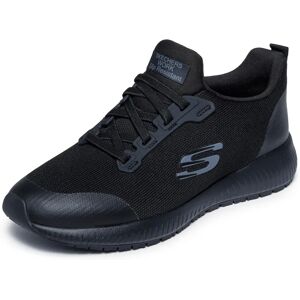 Skechers Damen Breite Rutschfeste Sicherheitschuhe - Schwarz - Modell: Squad SR Skechers Damen Breite Rutschfeste Sicherheitschuhe - Schwarz - Modell: Squad SR
