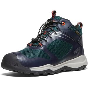 Keen Wanduro Mid Waterproof Kids Boots - Green / Navy Blue - Outdoor Type Keen Wanduro Mid Waterproof Kids Boots - Green / Navy Blue - Outdoor Type