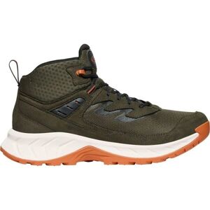 Keen HIGHTRAIL MID WP Bărbat noapte în pădure / flacără de aur - Încălțăminte de drumeție Keen HIGHTRAIL MID WP Bărbat noapte în pădure / flacără de aur - Încălțăminte de drumeție