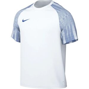Nike Dri-FIT Academy Jsy Blanc/Bleu - Maillot - Publicité Nike Dri-FIT Academy Jsy Blanc/Bleu - Maillot - Publicité