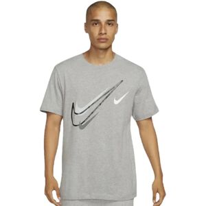 Nike Swoosh Logo T-Shirt - Mens Grey Small Nike Swoosh Logo T-Shirt - Mens Grey Small