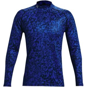 Under Armour Storm Long Sleeve Blue Mens Aop Golf Mock Baselayer - Base Layer Under Armour Storm Long Sleeve Blue Mens Aop Golf Mock Baselayer - Base Layer