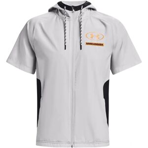 Under Armour Mens Evolution Woven Short Sleeve Jacket - Grey - Size Small Under Armour Mens Evolution Woven Short Sleeve Jacket - Grey - Size Small