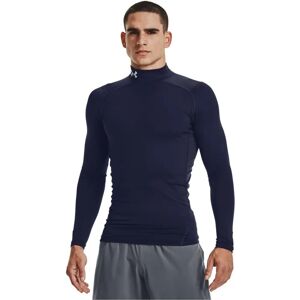 Under Armour Mens ColdGear Compression Mock - Navy & Large Under Armour Mens ColdGear Compression Mock - Navy & Large