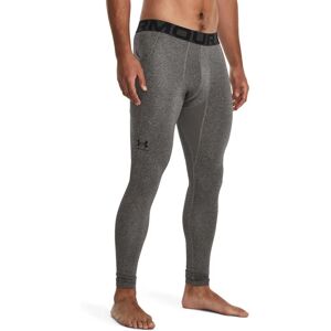 Under Armour Herre Leggings Charcoal Light Heather - ColdGear Under Armour Herre Leggings Charcoal Light Heather - ColdGear