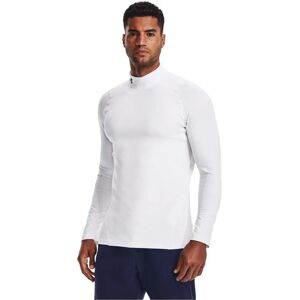 Under Armour Men's ColdGear Fitted Mock White Black XXL - Base Layer Under Armour Men's ColdGear Fitted Mock White Black XXL - Base Layer