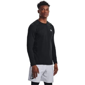 Under Armour Zwart / Wit XXL ColdGear Fitted Crew - Shirt Under Armour Zwart / Wit XXL ColdGear Fitted Crew - Shirt